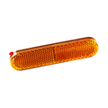 Hi Level Reflector Amber 95mmx24mm Stick on Oval