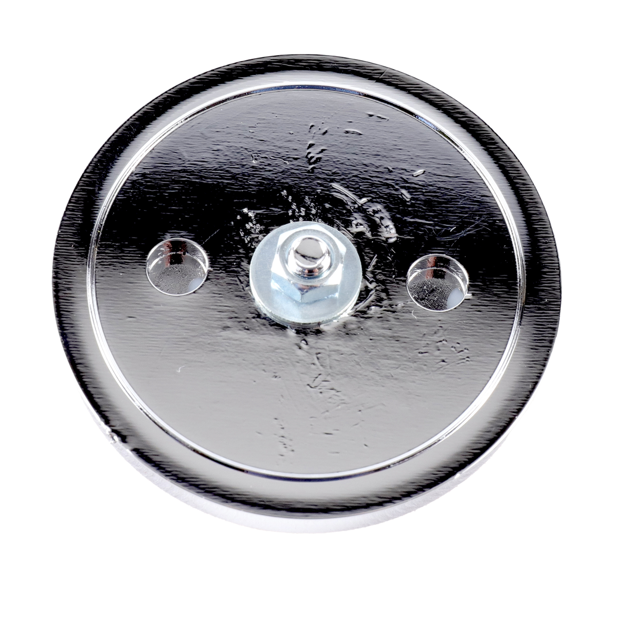 Hi Level Reflector Orange Round Bolt-on Chrome, view 2