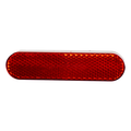 Hi Level Reflector Red 95mmx24mm Bolt on 5mm ECE