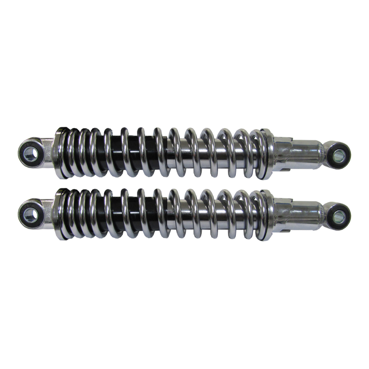 Hi Level Shock Absorbers 310mm Pin + Pin up to 175cc Chrome