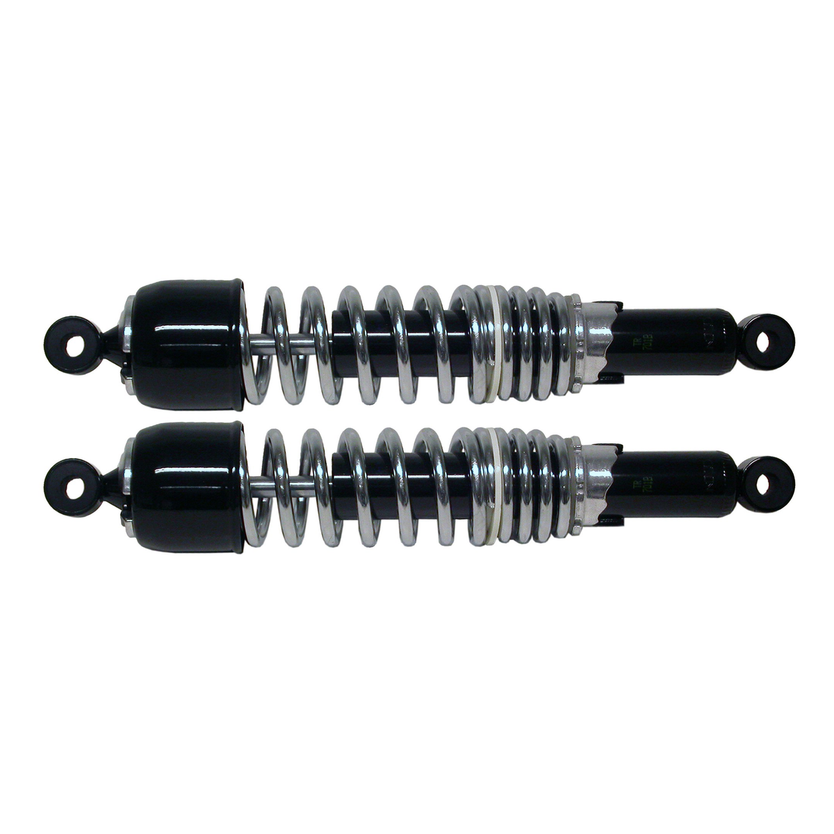 Hi Level Shock Absorbers 350mm Pin + Pin Chrome Spring