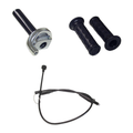 Hi Level Throttle Unit MX Chrome complete