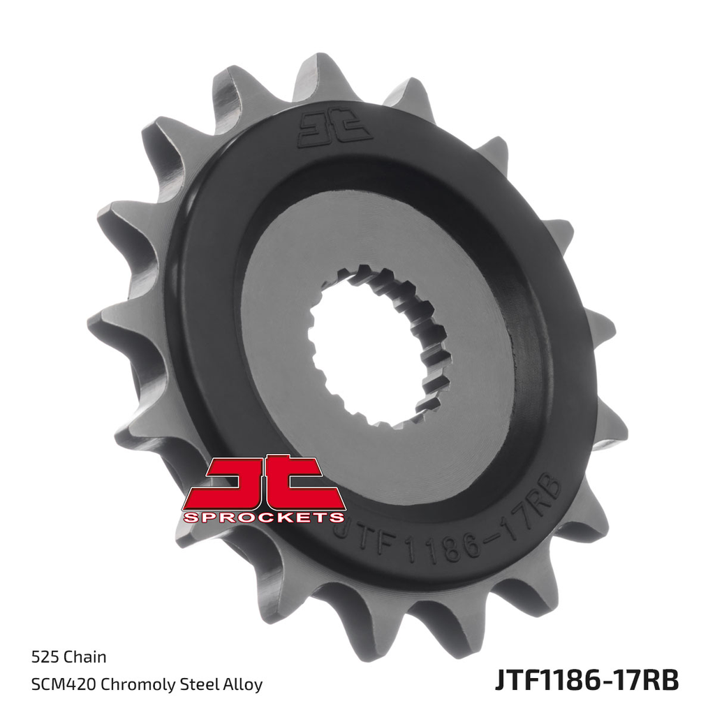 JT Front Sprocket (Rubber Cushioned) - JTF1186, view 2