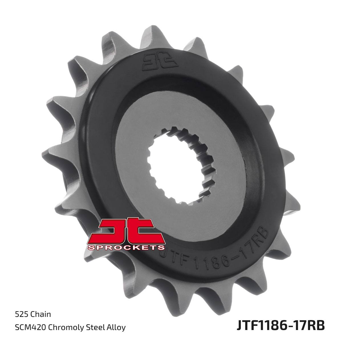 JT Front Sprocket (Rubber Cushioned) - JTF1186, view 2