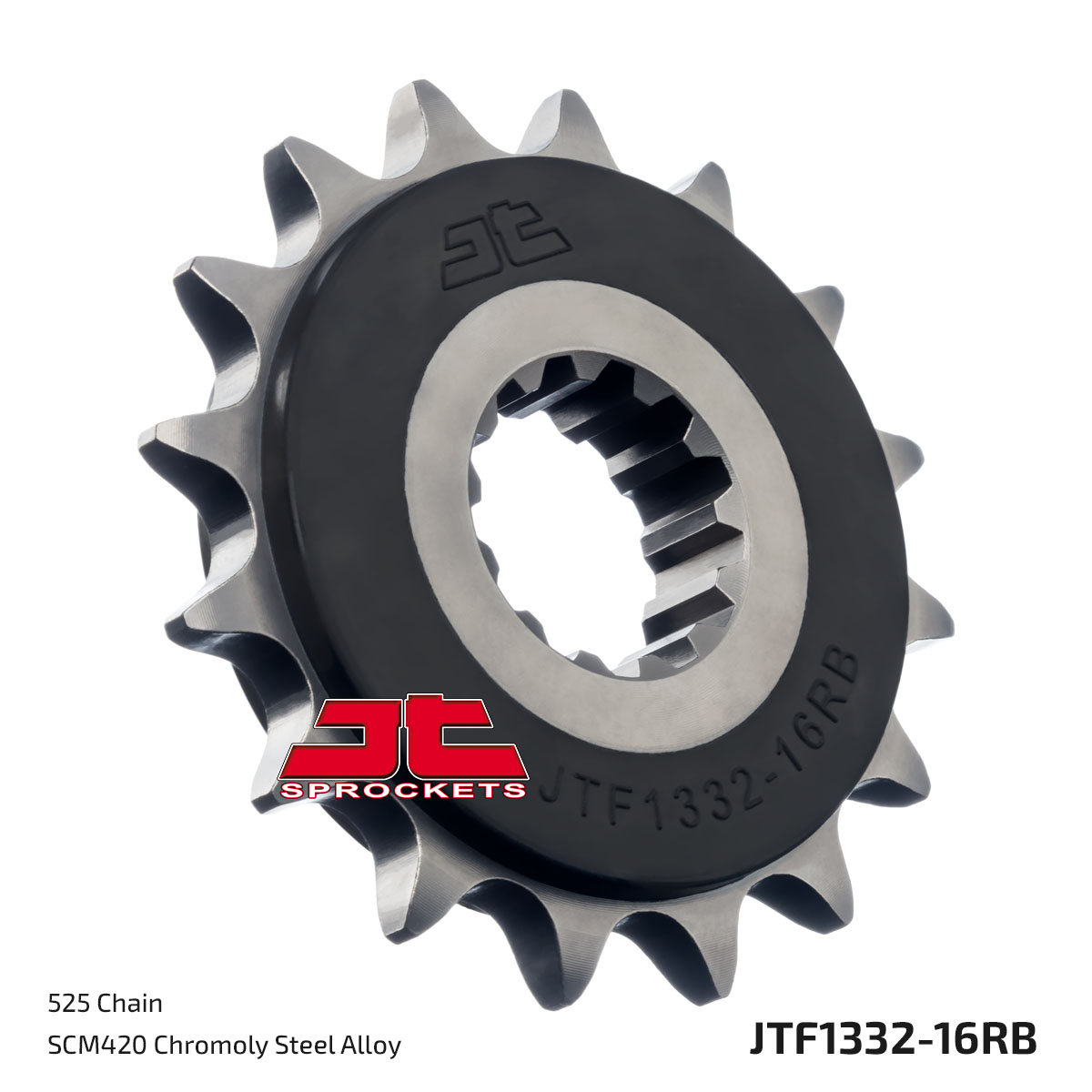 JT Front Sprocket (Rubber Cushioned) - JTF1332, view 2