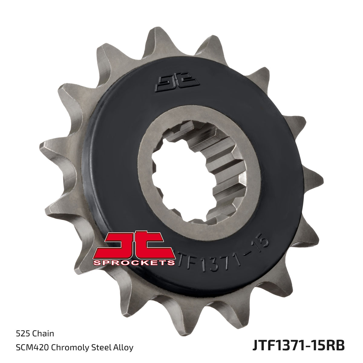 JT Front Sprocket (Rubber Cushioned) - JTF1371, part number JTF1371.15RB