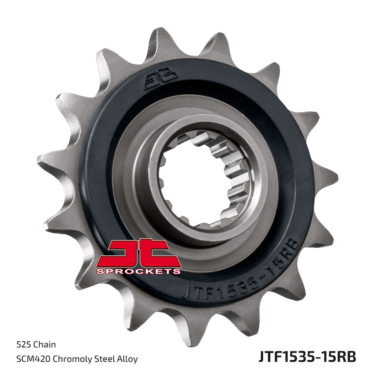 JT Front Sprocket (Rubber Cushioned) - JTF1535, part number JTF1535.15RB