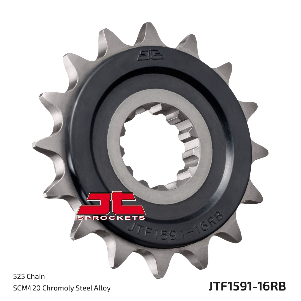 JT Front Sprocket (Rubber Cushioned) - JTF1591, view 2