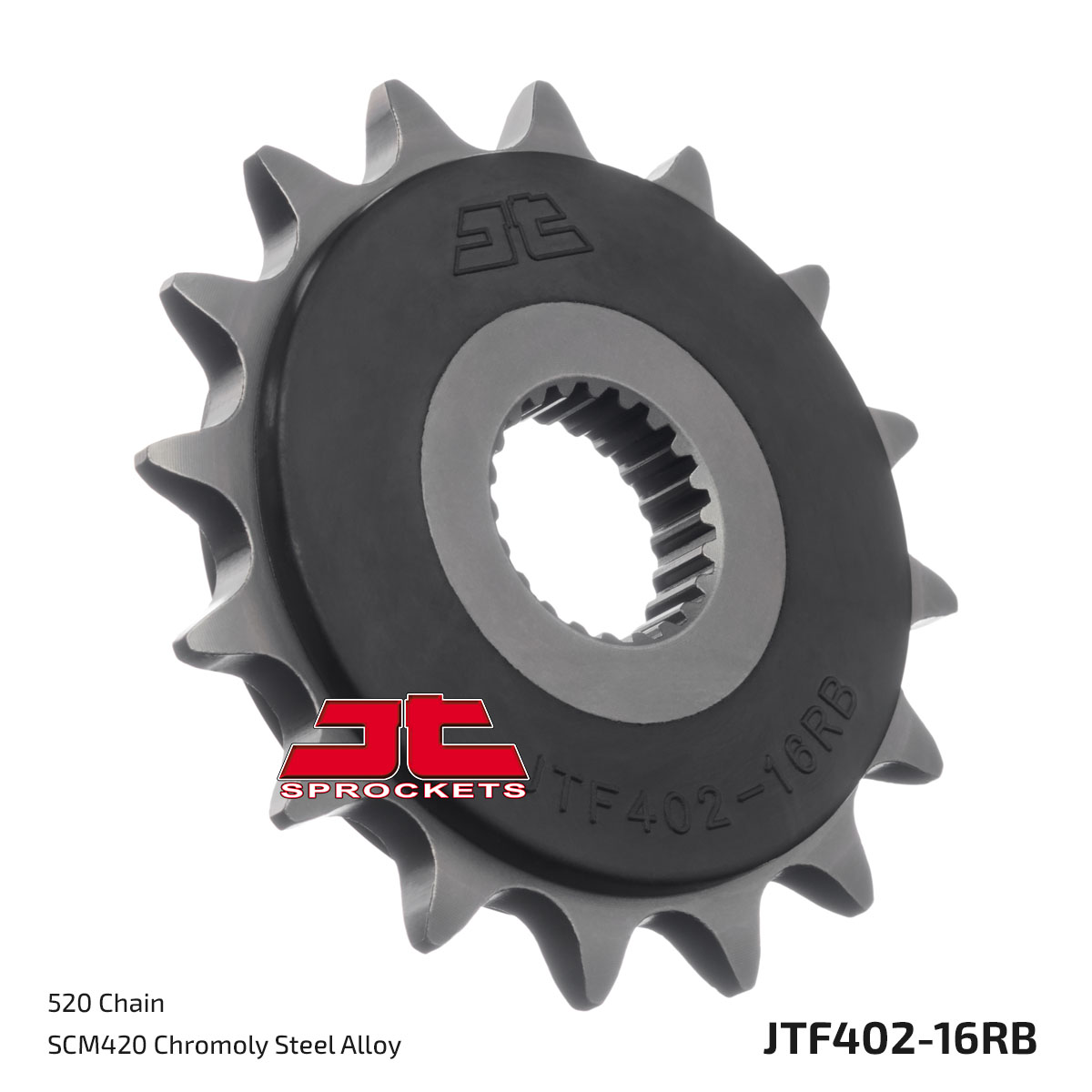 JT Front Sprocket (Rubber Cushioned) - JTF402, part number JTF402.16RB