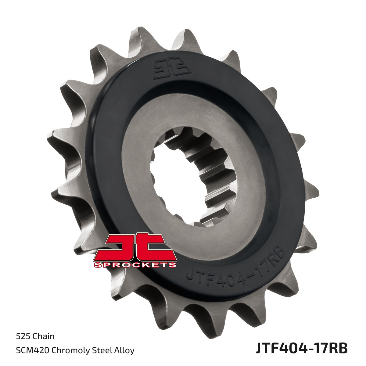 JT Front Sprocket (Rubber Cushioned) - JTF404, part number JTF404.17RB