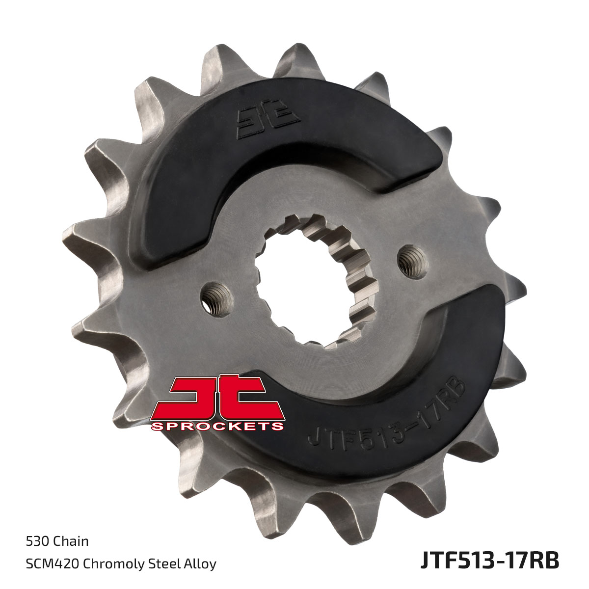 JT Front Sprocket (Rubber Cushioned) - JTF513, view 3
