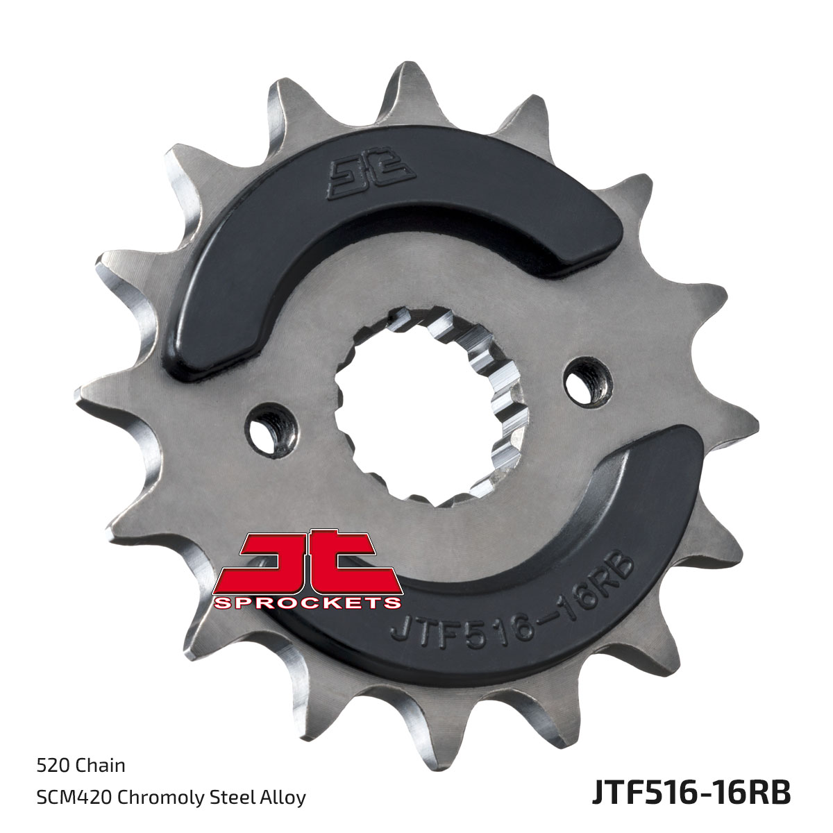 JT Front Sprocket (Rubber Cushioned) - JTF516, part number JTF516.16RB