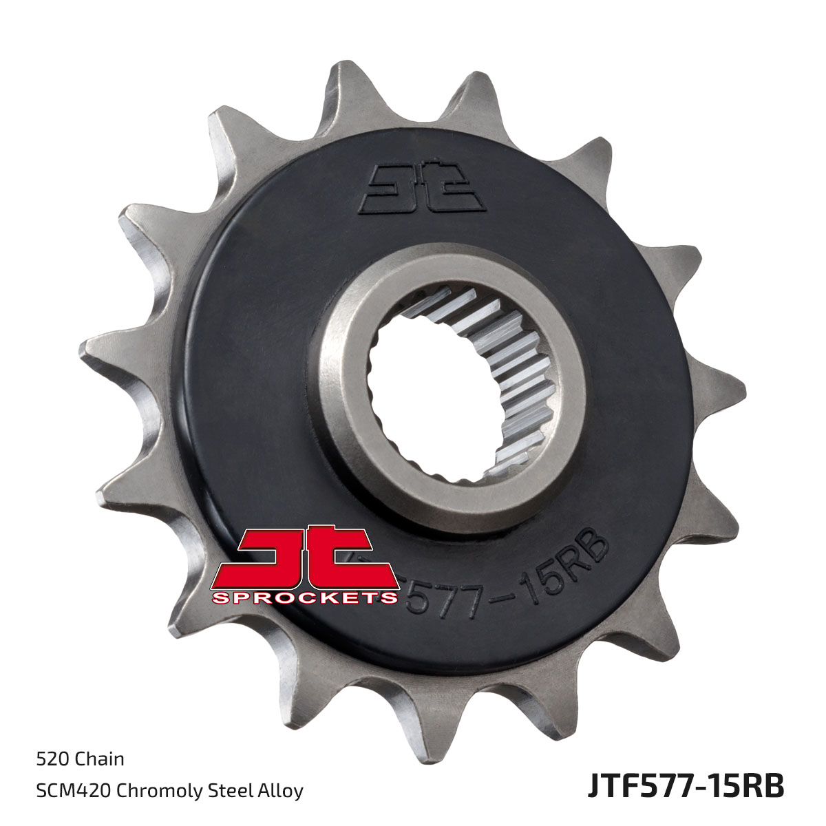 JT Front Sprocket (Rubber Cushioned) - JTF577, part number JTF577.15RB