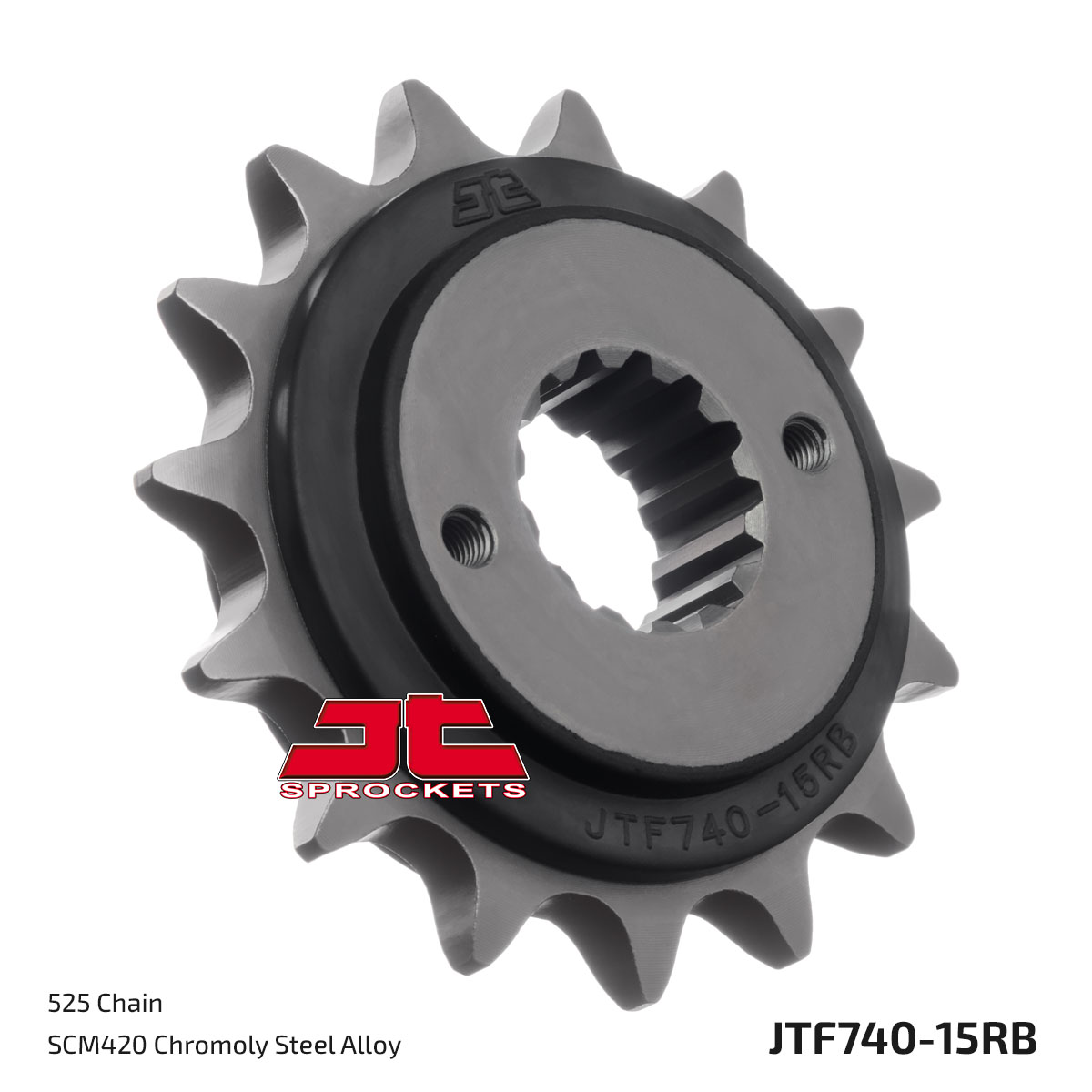 JT Front Sprocket (Rubber Cushioned) - JTF740, part number JTF740.15RB