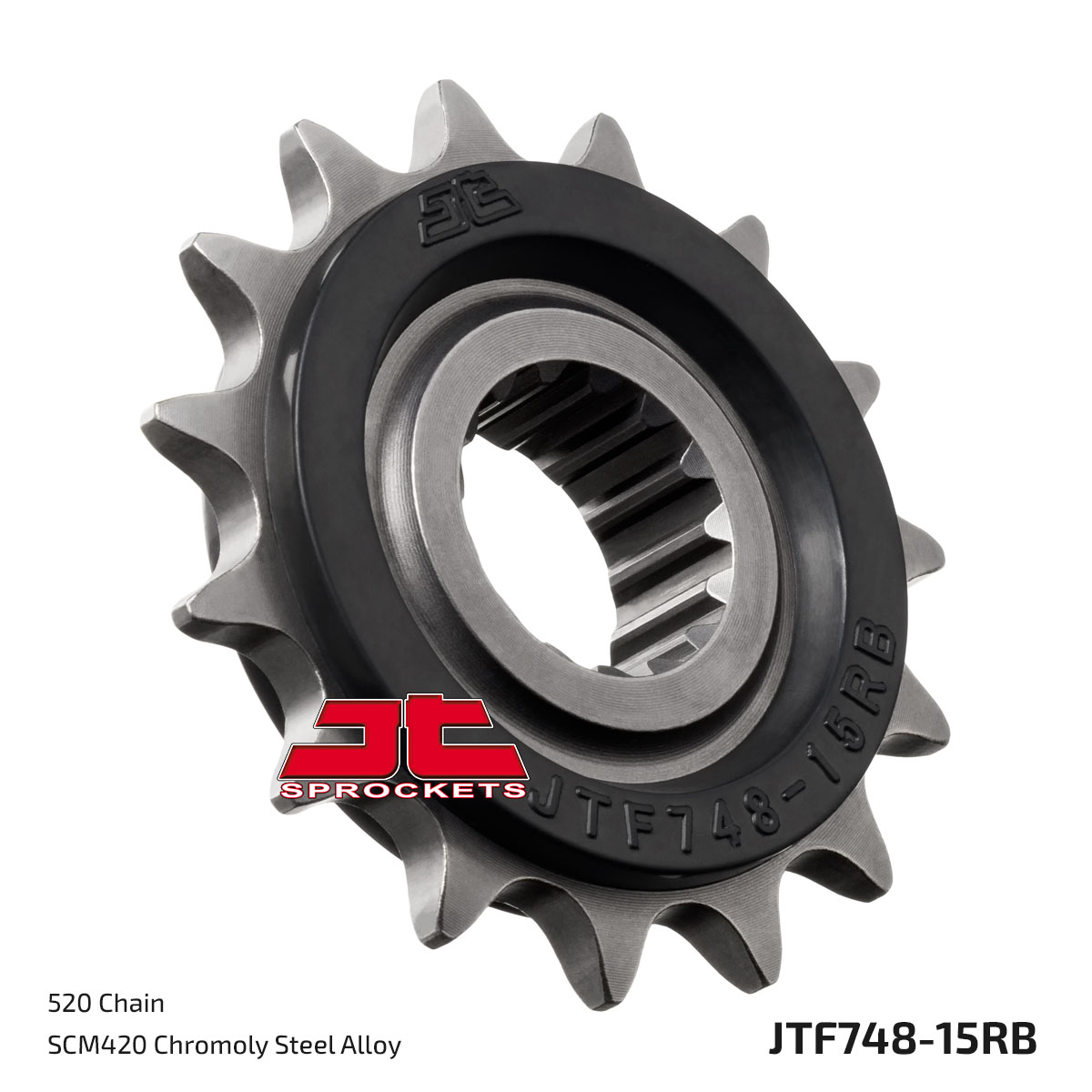 JT Front Sprocket (Rubber Cushioned) - JTF748, part number JTF748.15RB