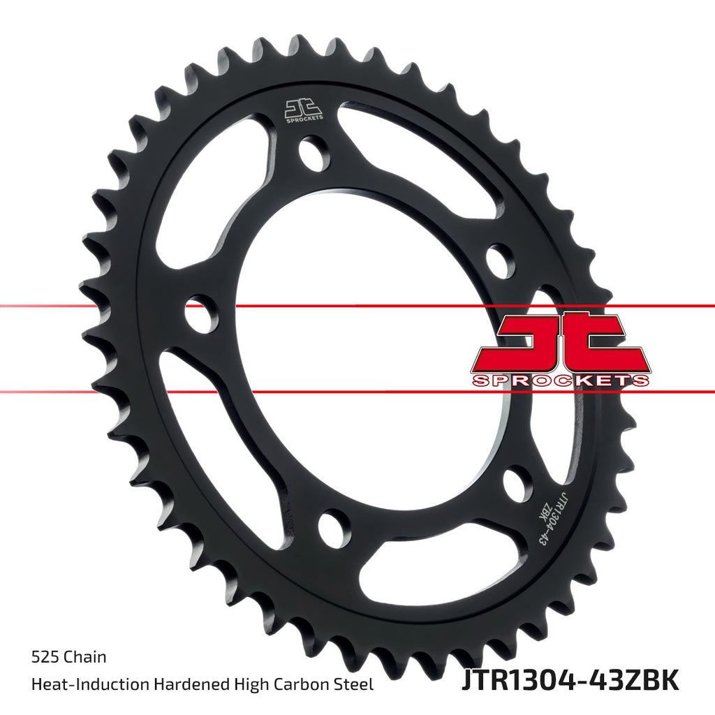 JT Rear Sprocket (Black Zinc Finish) - JTR1304, view 3