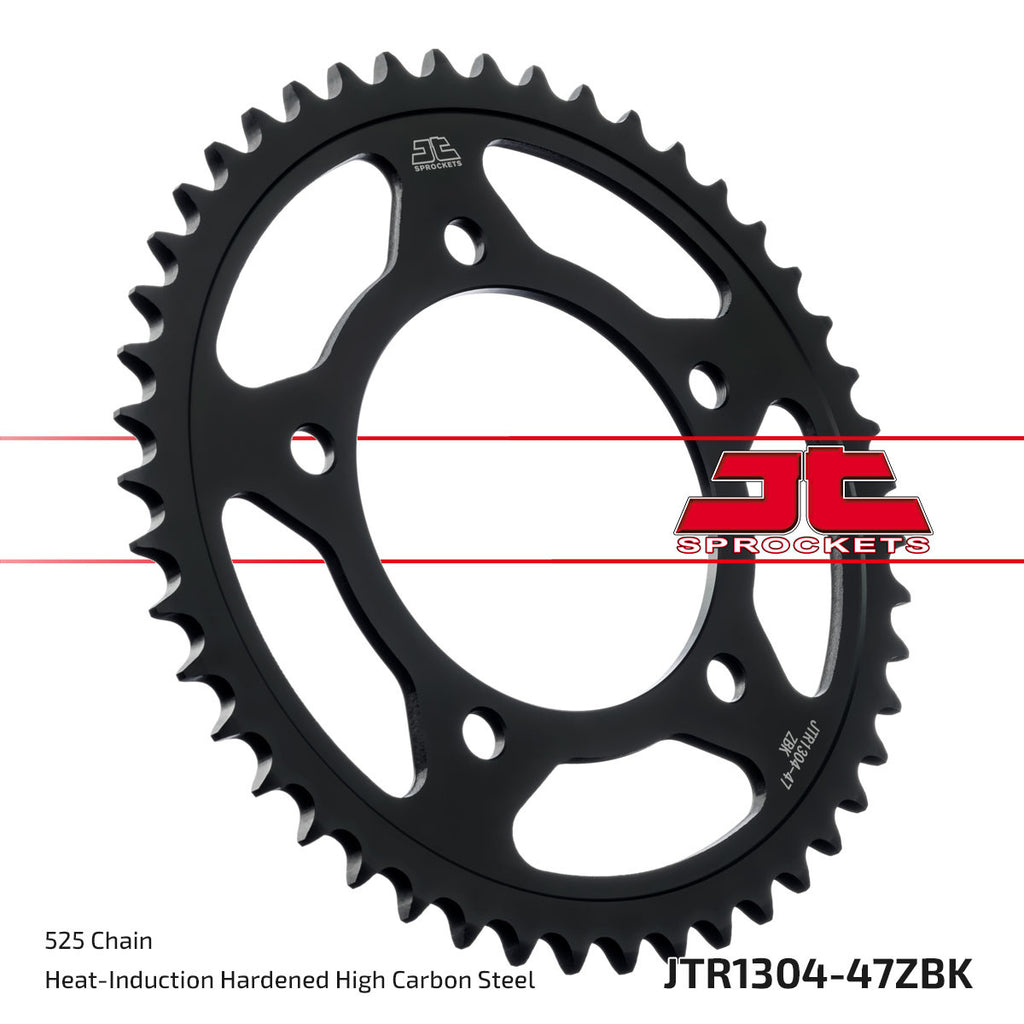 JT Rear Sprocket (Black Zinc Finish) - JTR1304, view 4