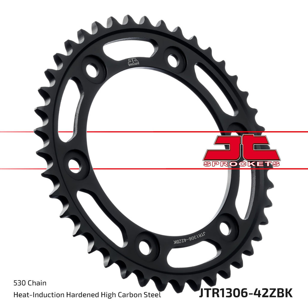 JT Rear Sprocket (Black Zinc Finish) - JTR1306, view 2
