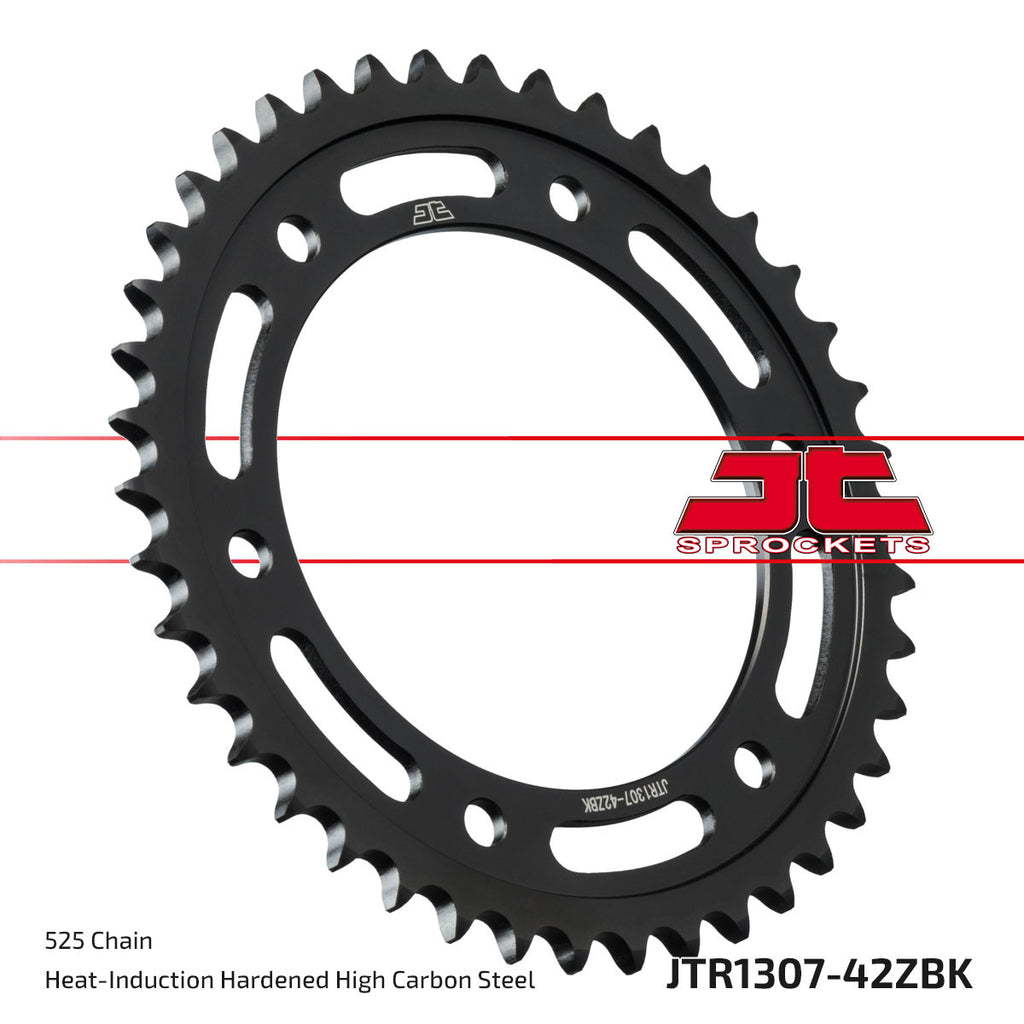 JT Rear Sprocket (Black Zinc Finish) - JTR1307, view 2