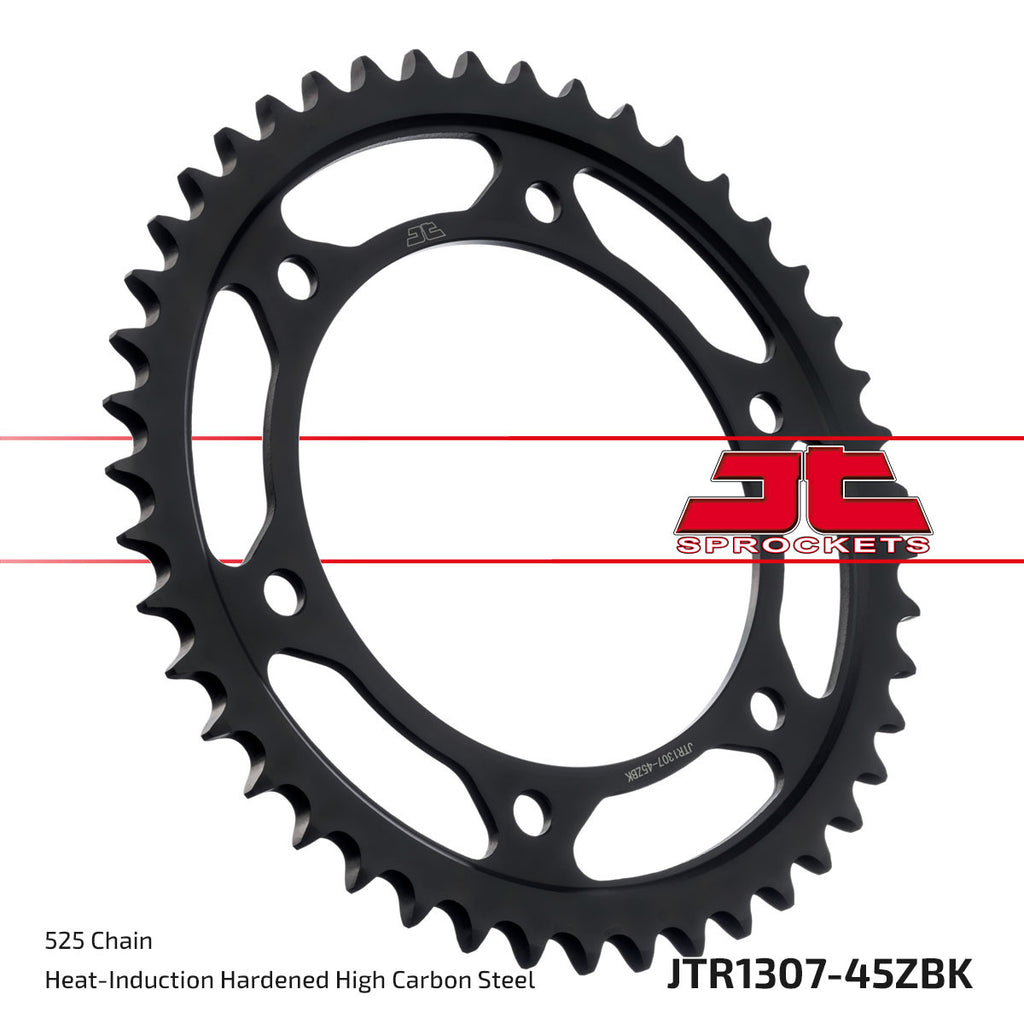 JT Rear Sprocket (Black Zinc Finish) - JTR1307, view 3