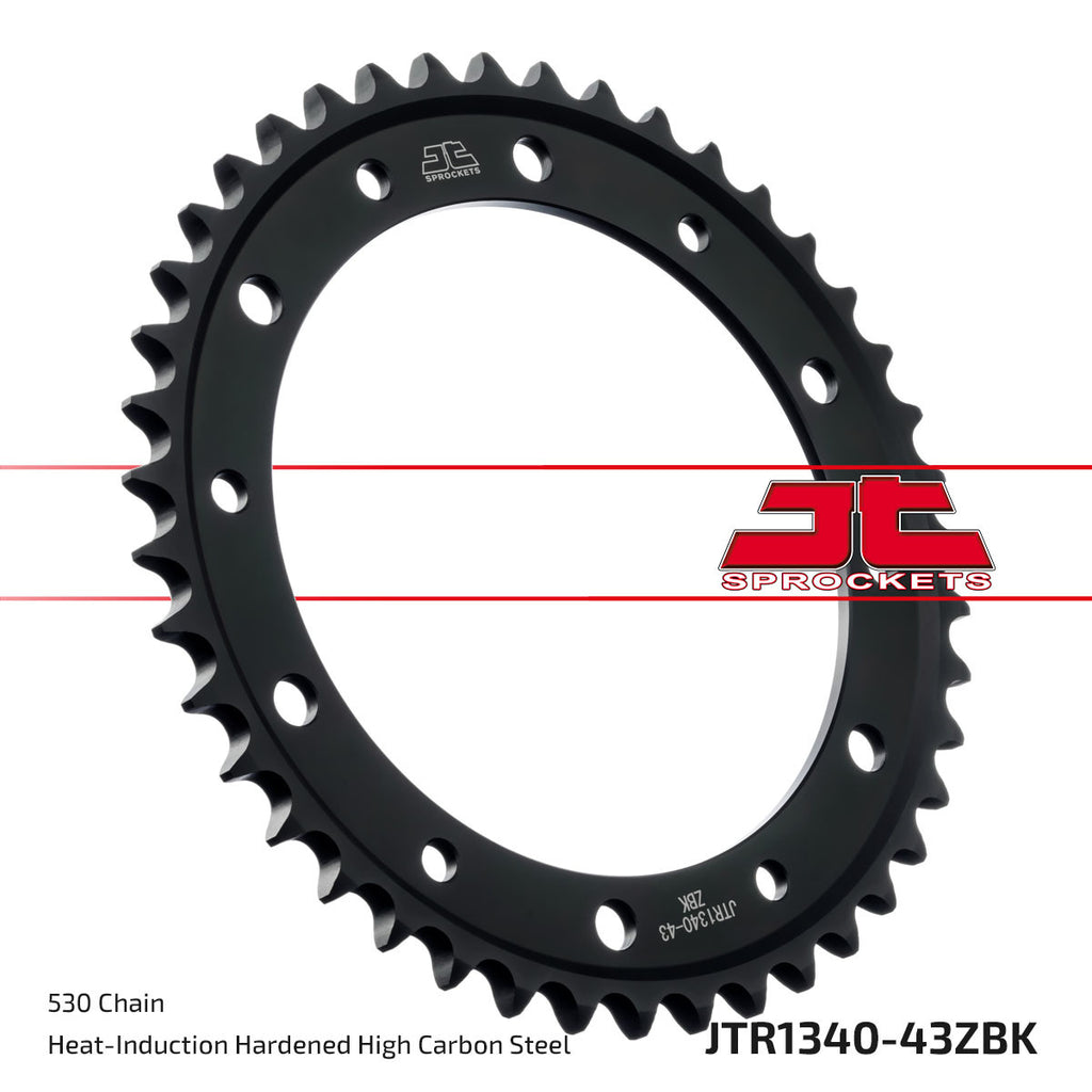 JT Rear Sprocket (Black Zinc Finish) - JTR1340