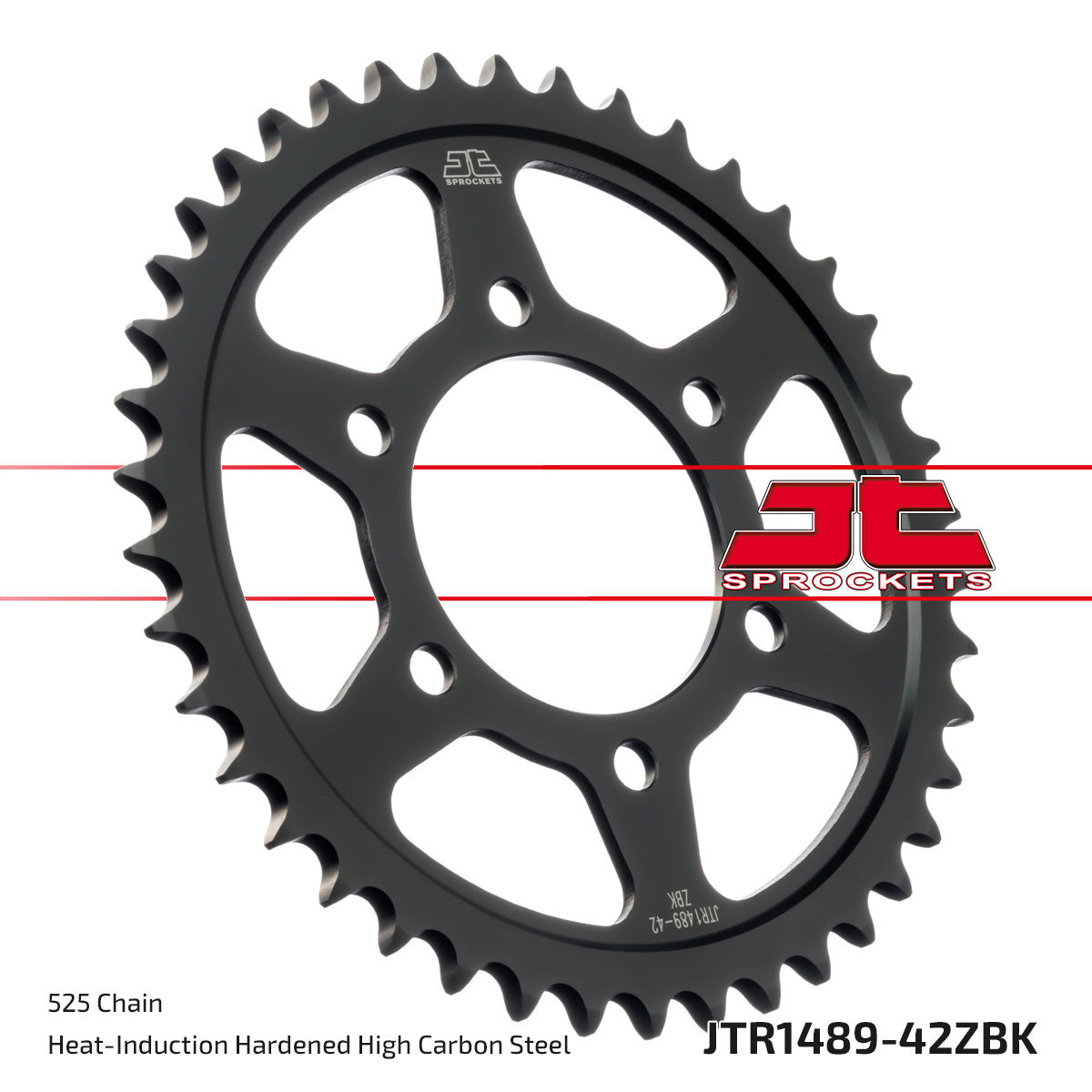 JT Rear Sprocket (Black Zinc Finish) - JTR1489, view 4