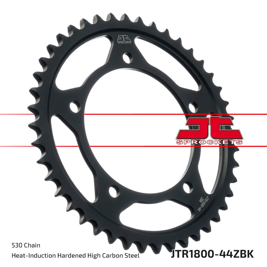 JT Rear Sprocket (Black Zinc Finish) - JTR1800, view 3