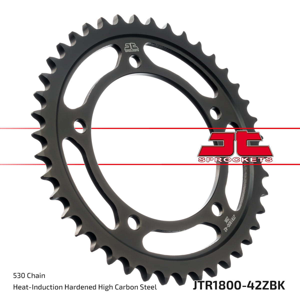 JT Rear Sprocket (Black Zinc Finish) - JTR1800