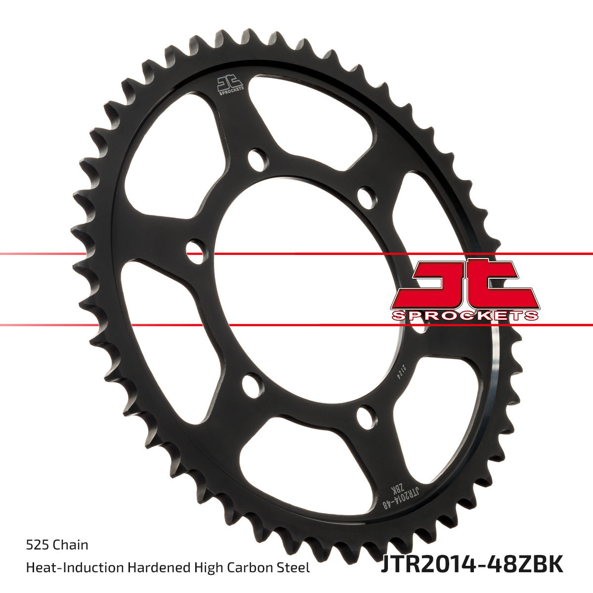 JT Rear Sprocket (Black Zinc Finish) - JTR2014, view 2