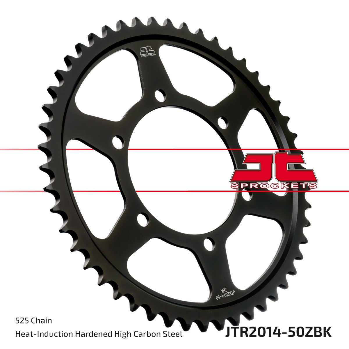 JT Rear Sprocket (Black Zinc Finish) - JTR2014, view 3