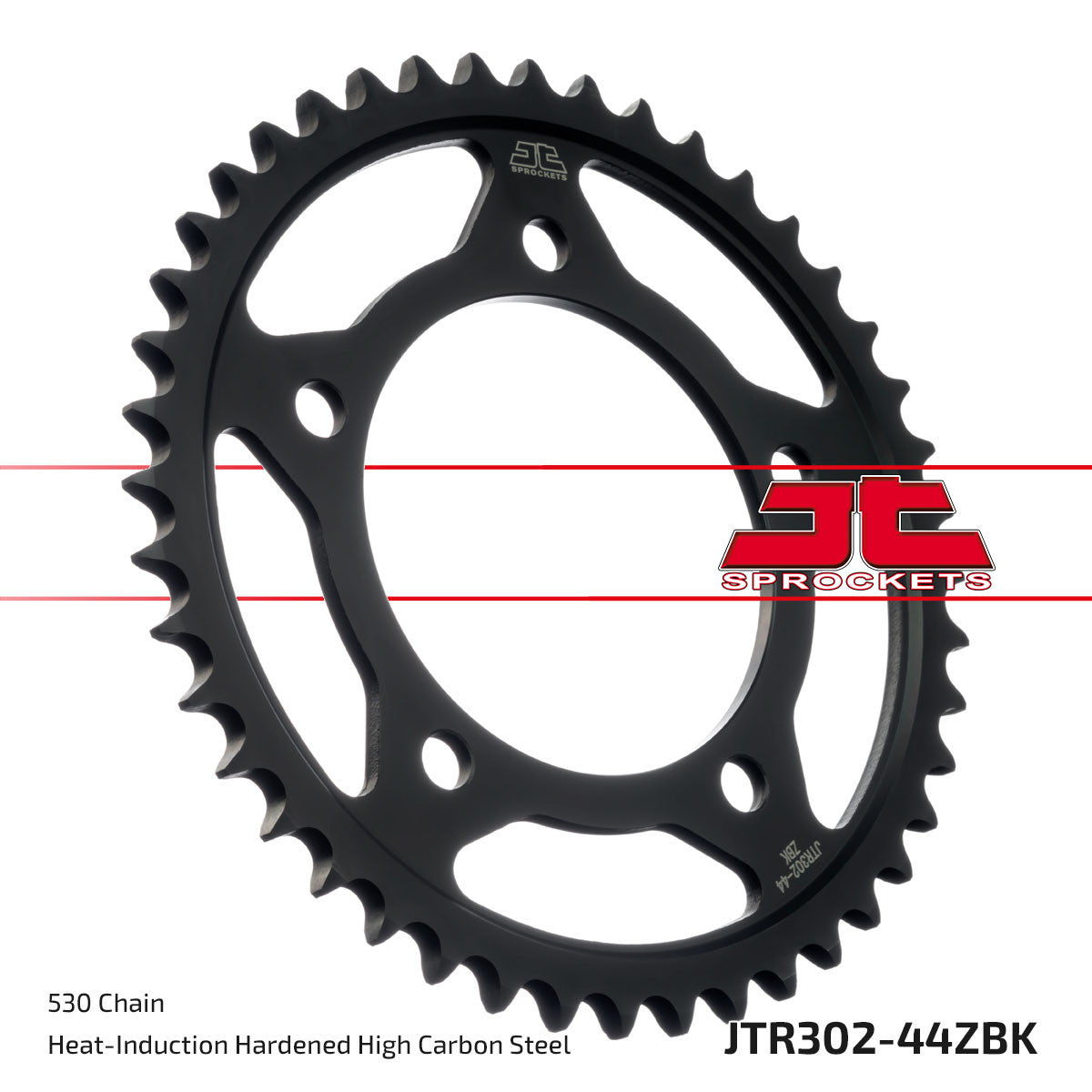 JT Rear Sprocket (Black Zinc Finish) - JTR302, view 2