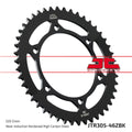 JT Rear Sprocket (Black Zinc Finish) - JTR305, part number JTR305.46ZBK