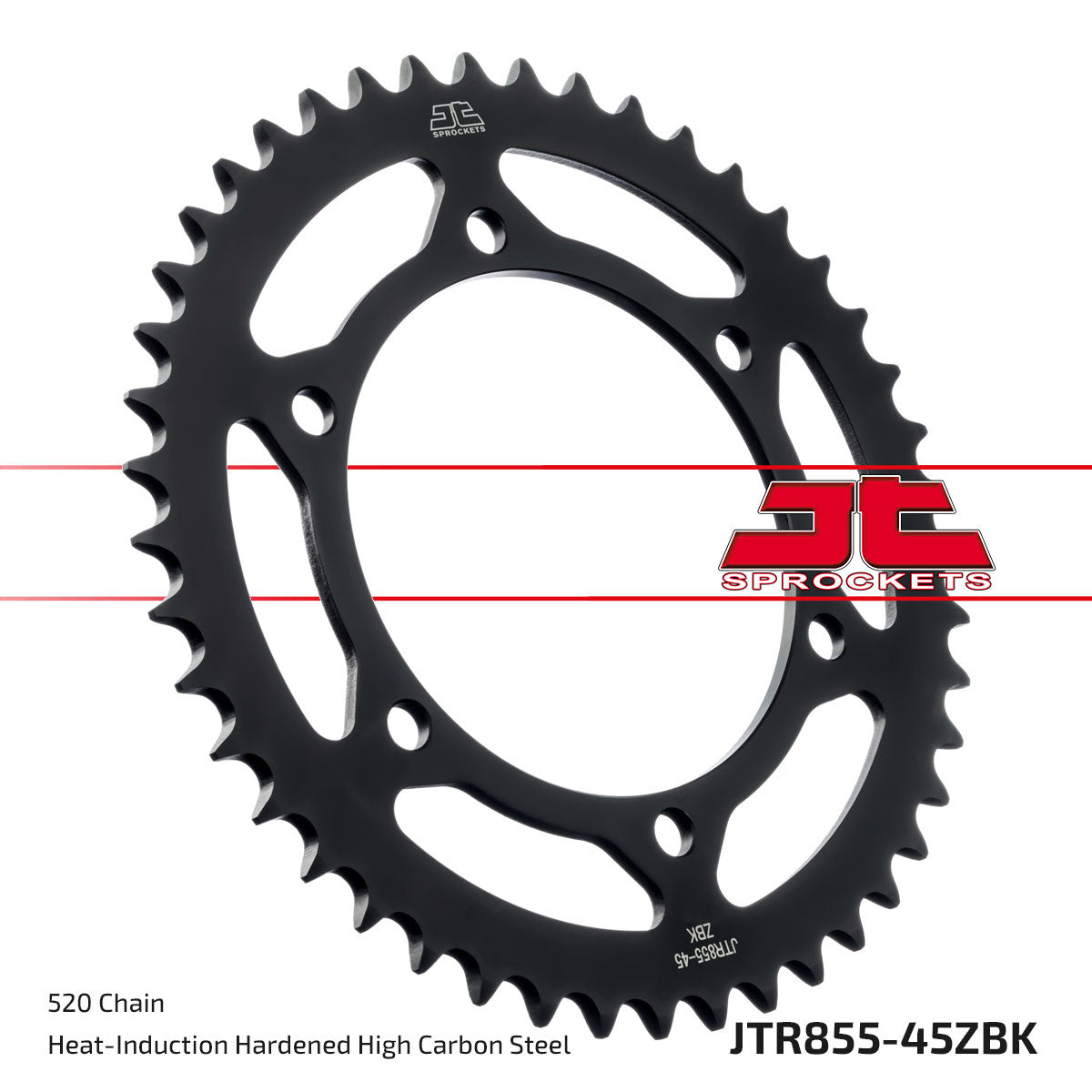 JT Rear Sprocket (Black Zinc Finish) - JTR855