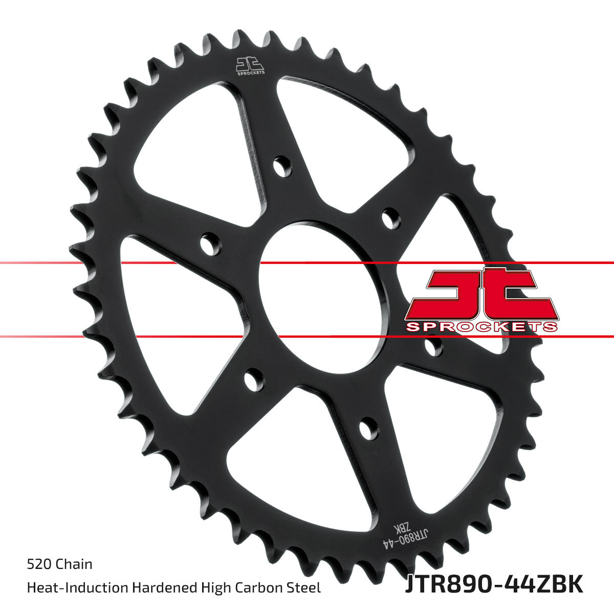 JT Rear Sprocket (Black Zinc Finish) - JTR890, view 2