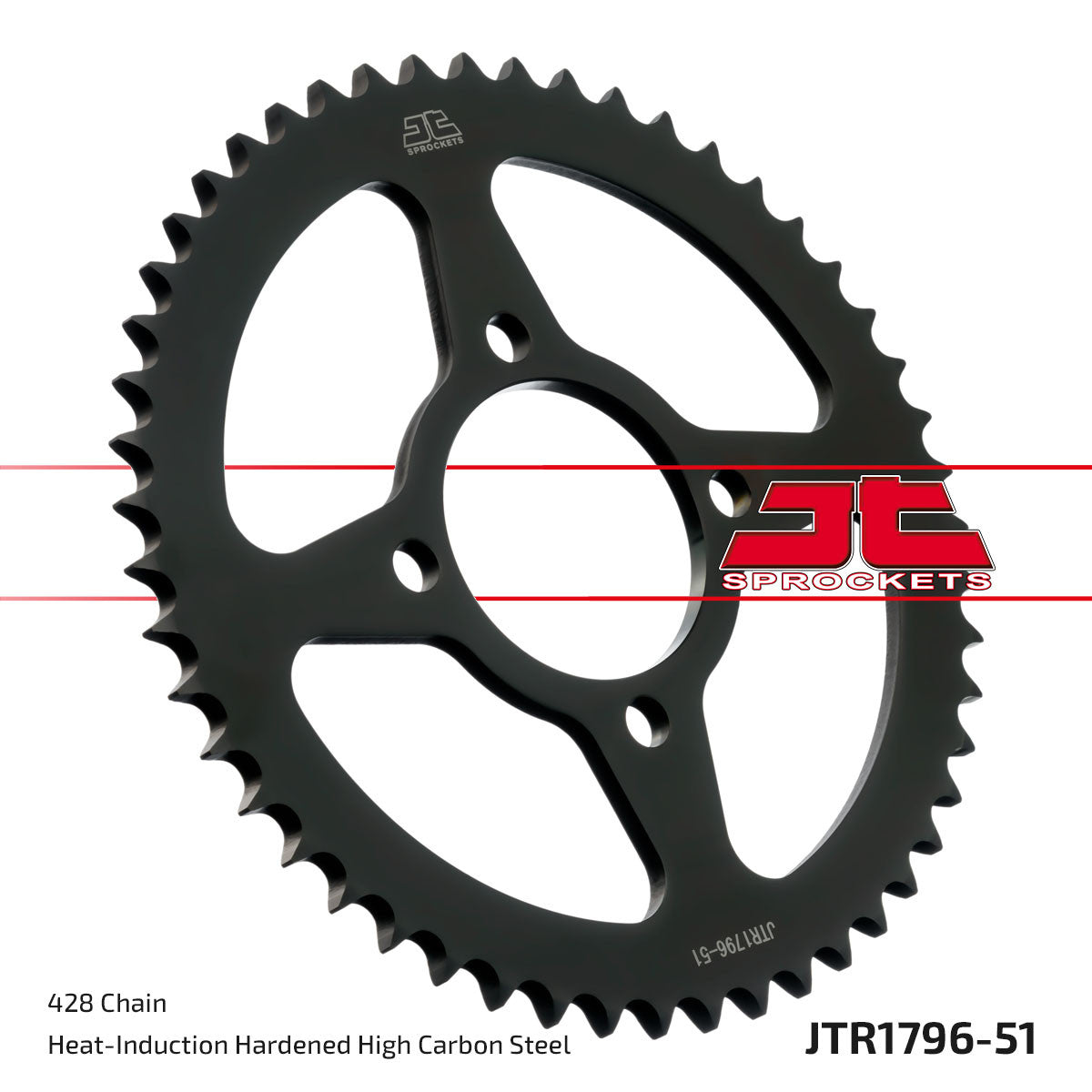 JT Rear Sprocket - JTR1796, view 2
