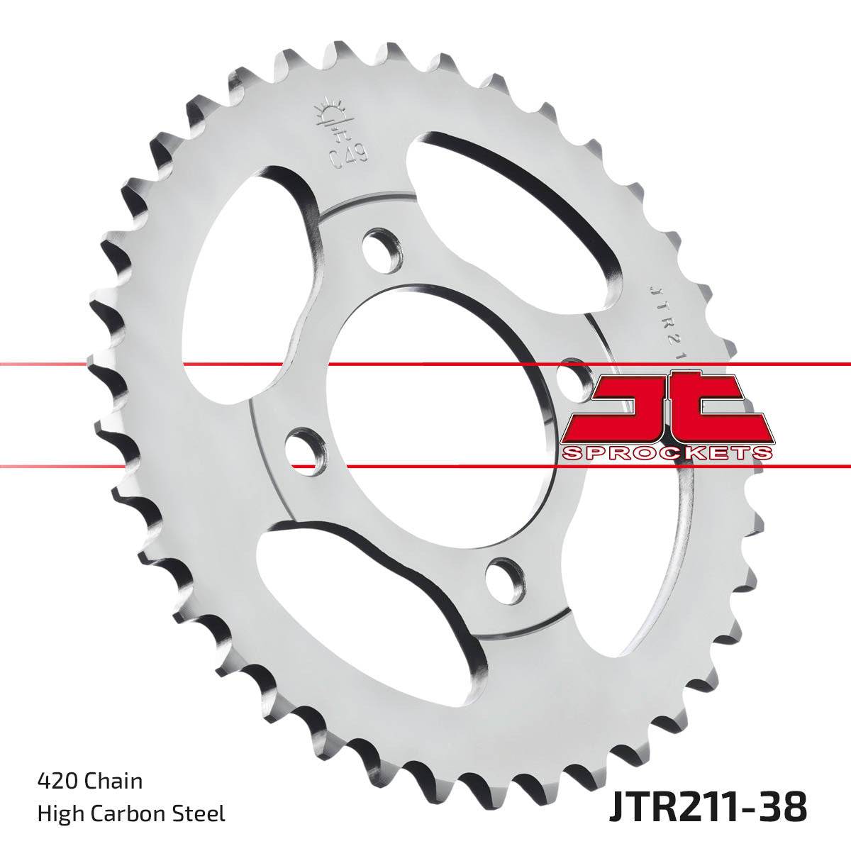 JT Rear Sprocket - JTR211, view 3
