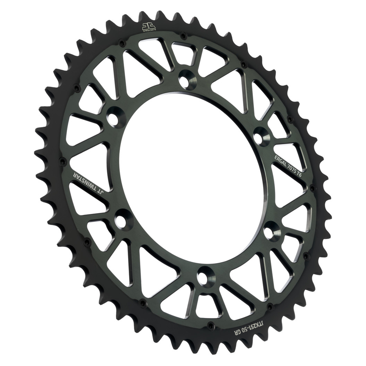JT Twinstar Rear Sprocket KX125-250 82-23, part number JTX460.50GR