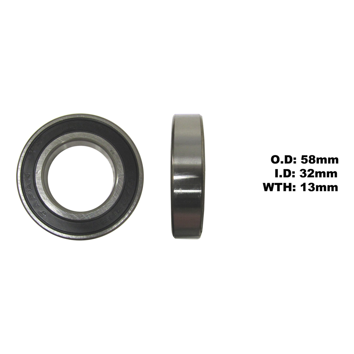 KOYO by JTEKT Bearing 60/32DDU, part number 60/32-2RS-C3 (2)