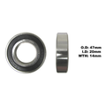 KOYO by JTEKT Bearing 6005DDU, part number 6005-2RS-C3 (3)