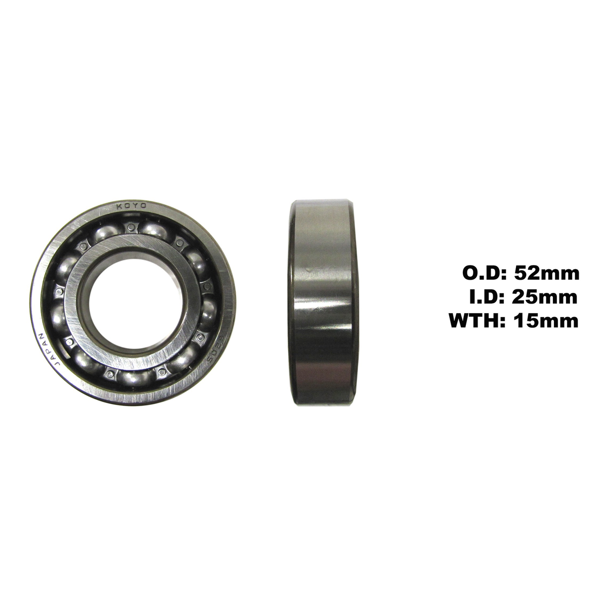 KOYO by JTEKT Bearing 6205, part number 6205C3
