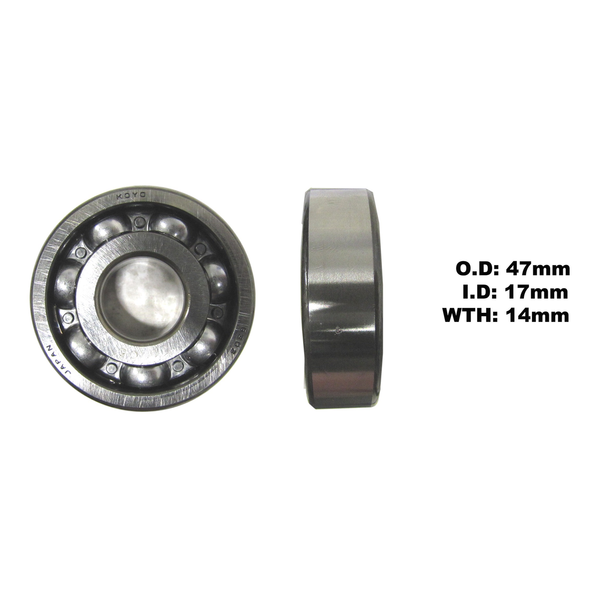 KOYO by JTEKT Bearing 6303, part number 6303C3