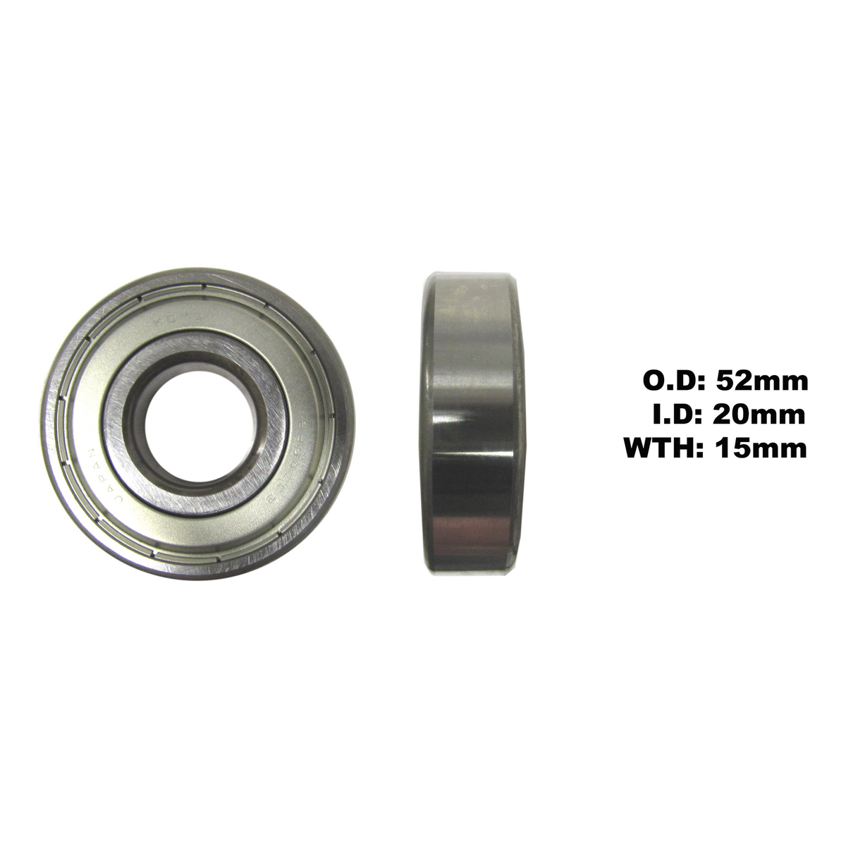 KOYO by JTEKT Bearing 6304ZZ, part number 6304-ZZ-C3 (3)