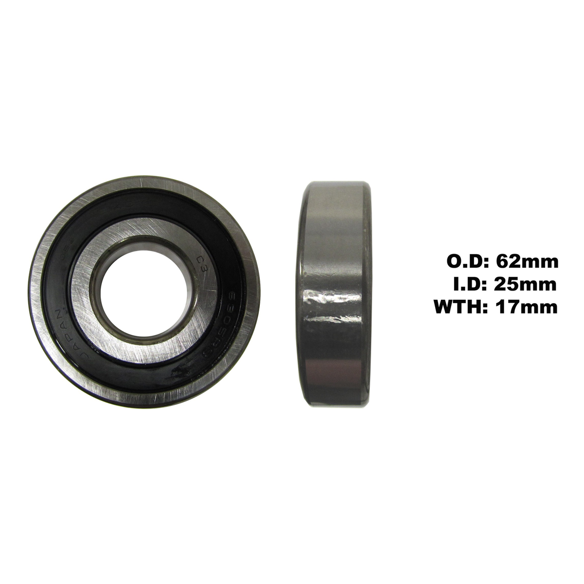 KOYO by JTEKT Bearing 6305DDU, part number 63052RSC3