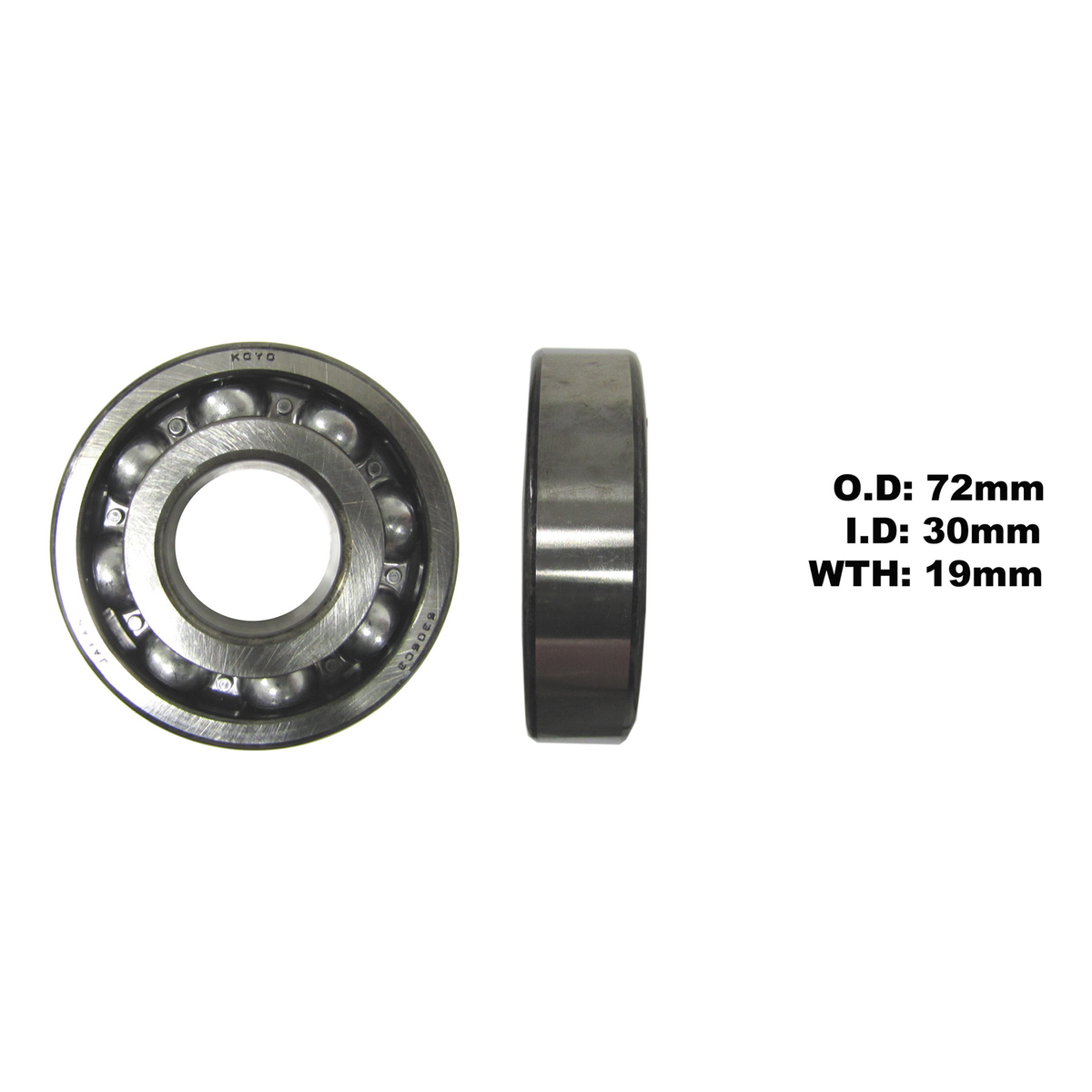 KOYO by JTEKT Bearing 6306, part number 6306C3