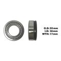 KOYO by JTEKT Steering Taper Bearing 30 x 55 x 17 With Seal, part number 32006JRRS
