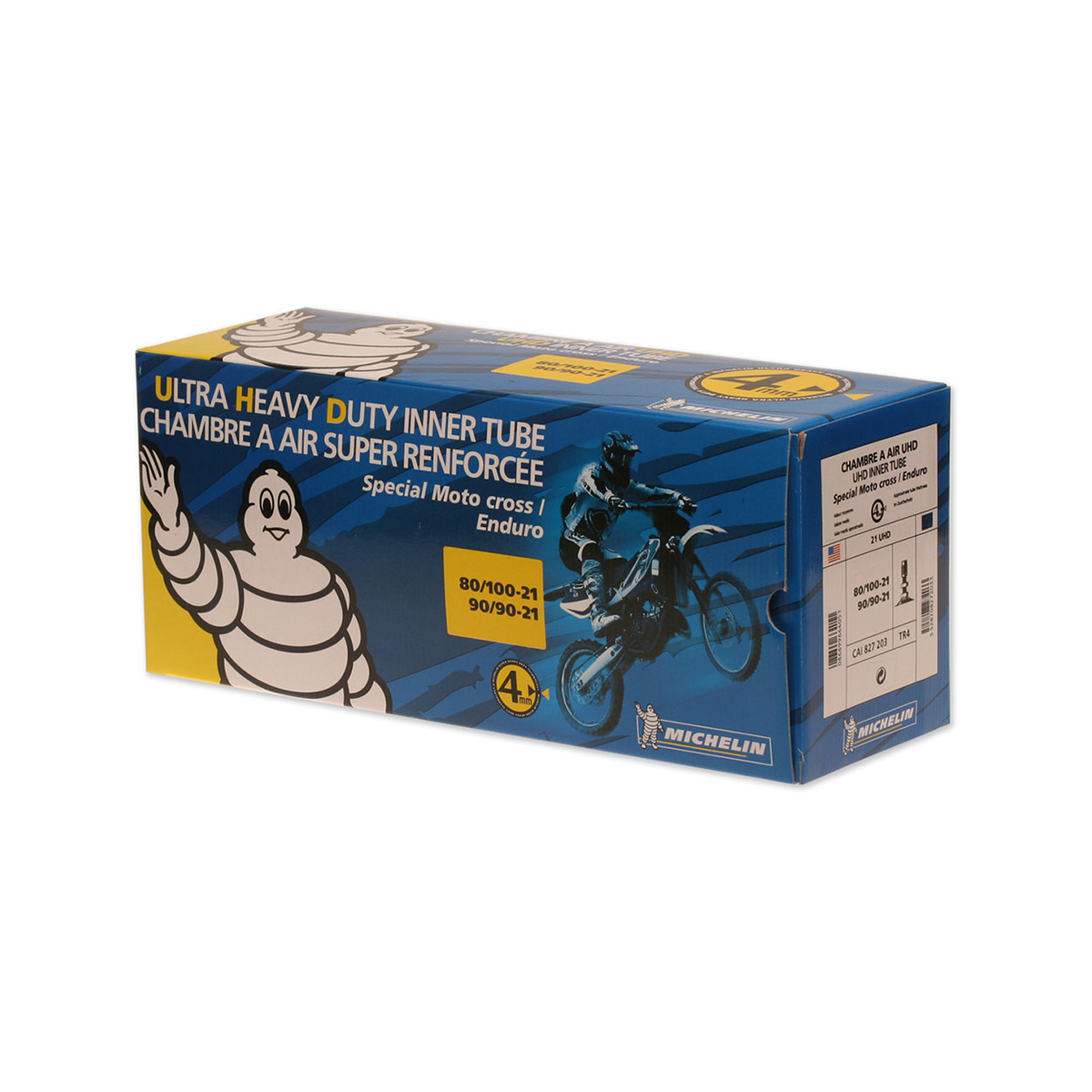 Michelin Inner Tube OR 100,110,120,130,140/80,90,100-18 UHD, part number 034757, view 2