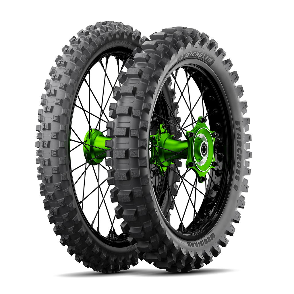 Michelin Starcross 6 Front Medium/Hard 80/100-21, part number 004958, view 2