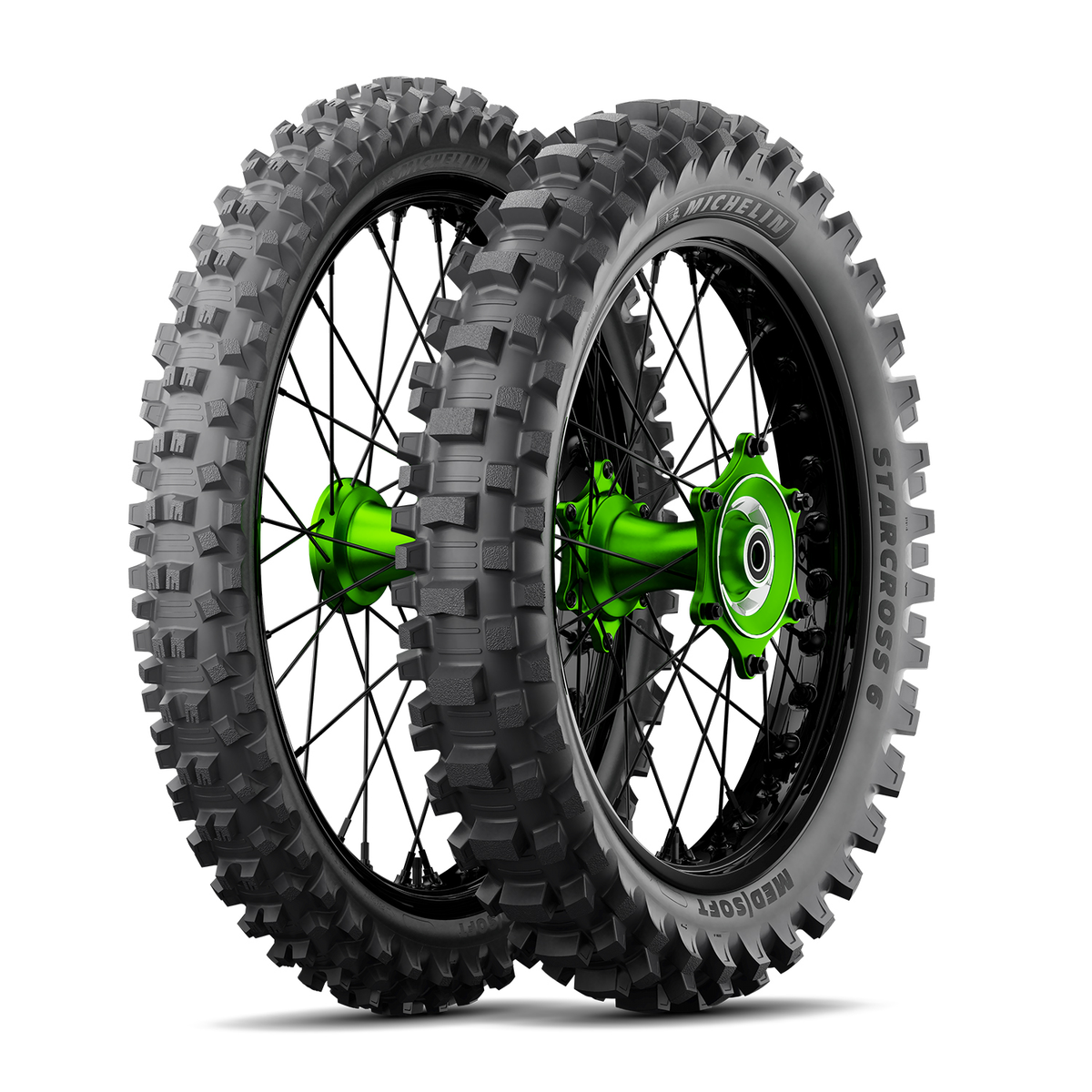 Michelin Starcross 6 Front Tyre Medium/Soft 80/100-21, part number 222624, view 2