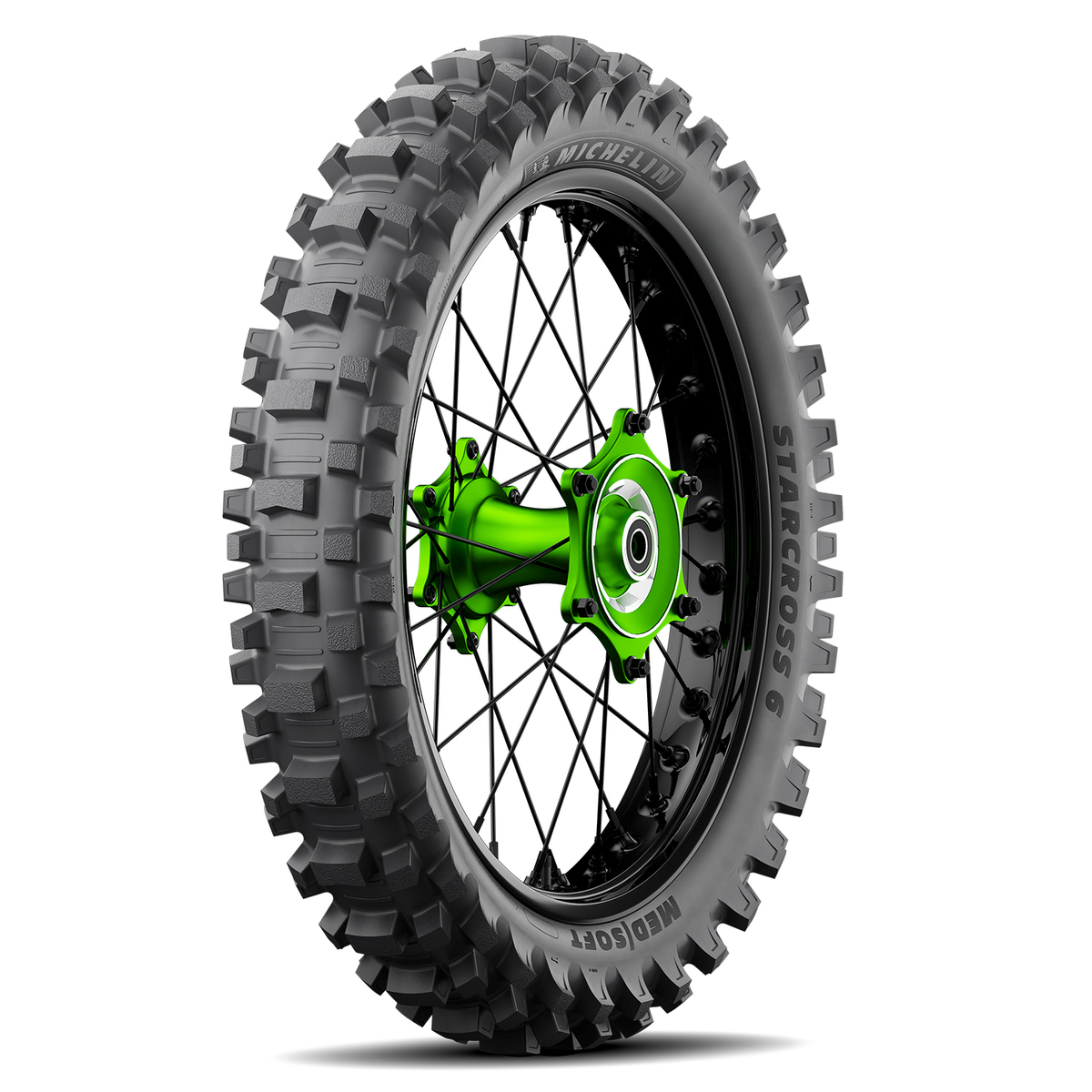 Michelin Starcross 6 Rear Tyre Medium/Soft 120/80-19, part number 506348