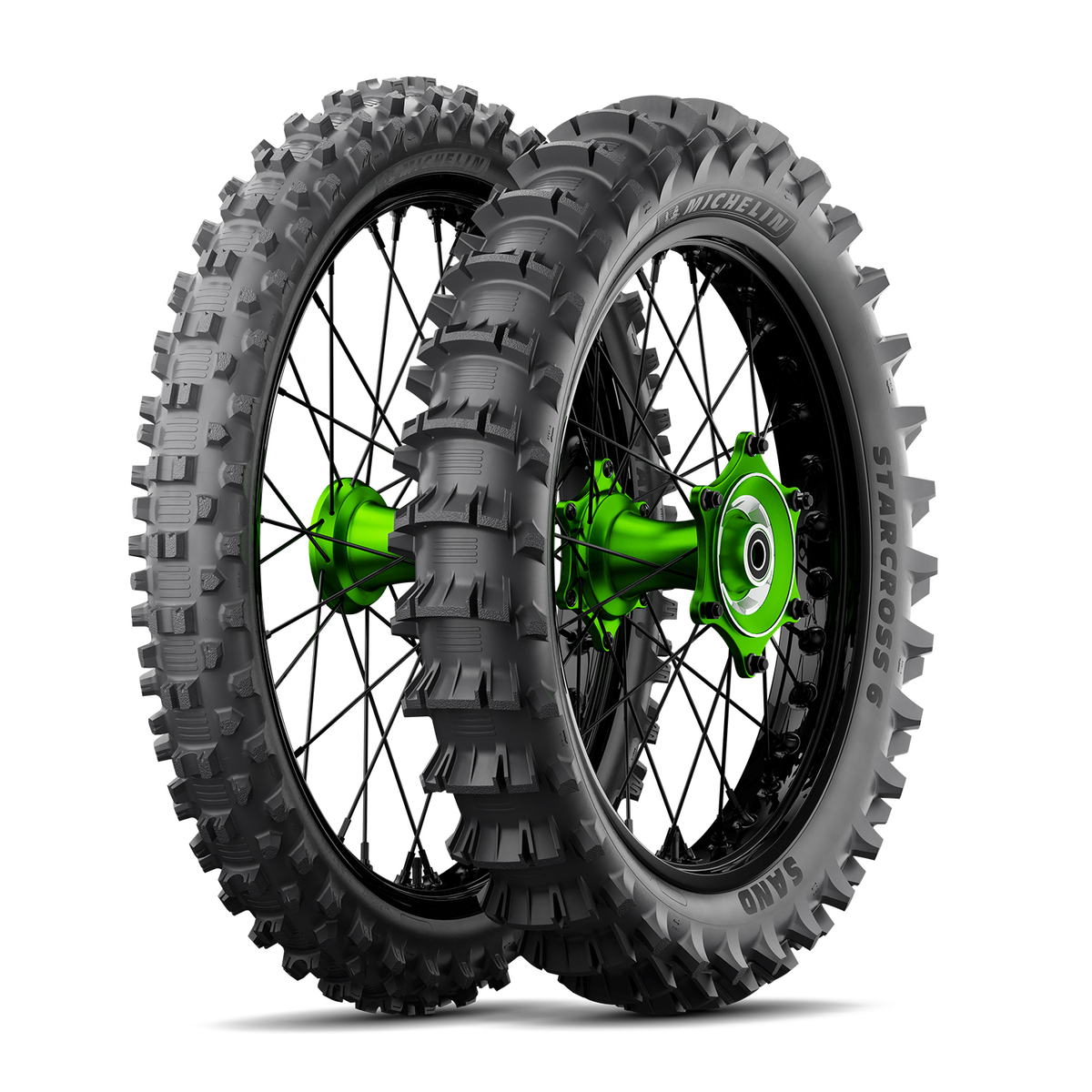 Michelin Starcross 6 Rear Tyre Sand 110/90-19, part number 599666, view 2
